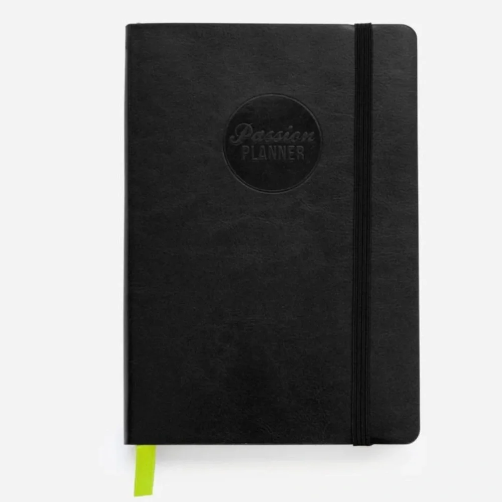 Passion Planner Elite 2021 Weekly Annual Black Large